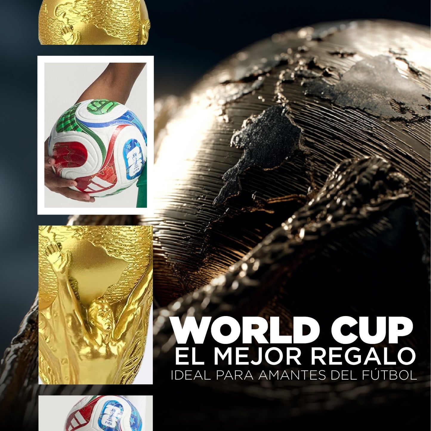 Balón De Futbol Mundial 2026 Con Copa