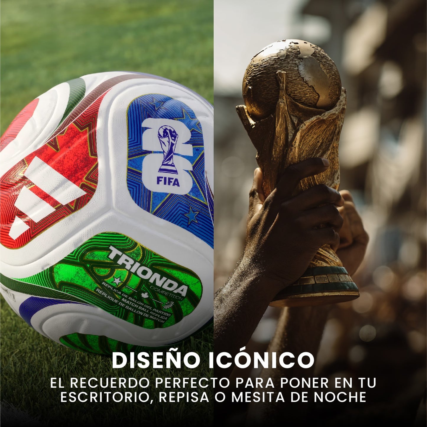 Balón De Futbol Mundial 2026 Con Copa
